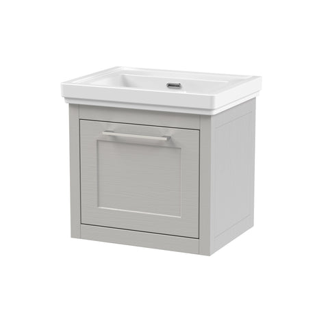 Traditional Wall Hung Vanity Basin Unit with Fireclay Basin - Choice of Size, Colour and Basin Type