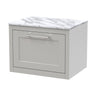 [BFCR294CMT] Blithbury Traditional Bathroom Wall Hung Vanity Unit and Worktop - Choice of Size and Colour - Cutout