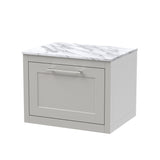 Traditional Bathroom Wall Hung Vanity Unit and Worktop - Choice of Size and Colour
