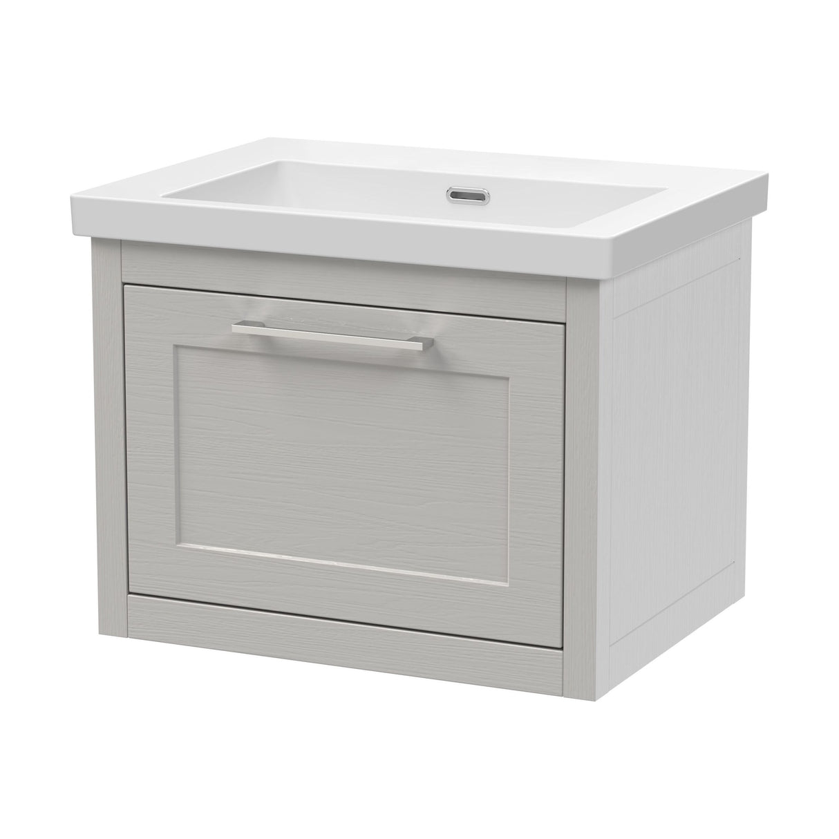 [BFCR294K] Blithbury Traditional Bathroom Wall Hung Vanity with Modern Fireclay Basin Unit - Choice of Size, Colour and Basin Type - Cutout