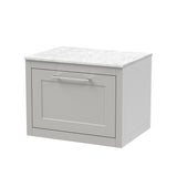 Traditional Bathroom Wall Hung Vanity Unit and Worktop - Choice of Size and Colour