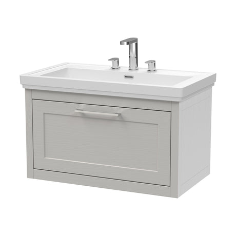 [BFCR296B] Blithbury Traditional Wall Hung Vanity Basin Unit with Fireclay Basin - Choice of Size, Colour and Basin Type - Cutout