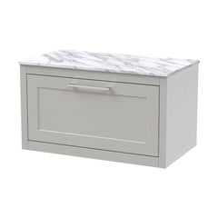 [BFCR296CMT] Blithbury Traditional Bathroom Wall Hung Vanity Unit and Worktop - Choice of Size and Colour - Cutout
