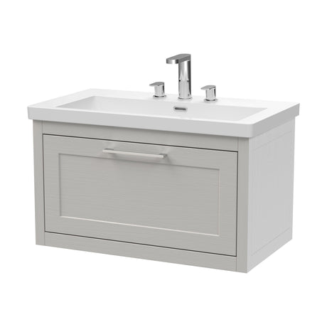 [BFCR296M] Blithbury Traditional Bathroom Wall Hung Vanity with Modern Fireclay Basin Unit - Choice of Size, Colour and Basin Type - Cutout