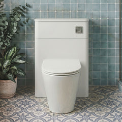 [BFCU141] Flashbrook Contemporary Floor Standing WC Toilet Unit - 500mm - Choice of Finish - Silo