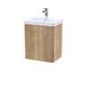 [BFCU1803] Flashbrook Contemporary Wall Hung 2 Door Vanity Unit with 1 Tap Hole Basin, Choice of Size and Colour - Cutout