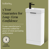 Retro Floor Standing  Bathroom Cloakroom Vanity Basin Unit - Multiple Colours