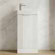 [BFDE120] Belvide Retro Floor Standing  Bathroom Cloakroom Vanity Basin Unit - 781 x 400 x 222mm - Multiple Colours - Silo