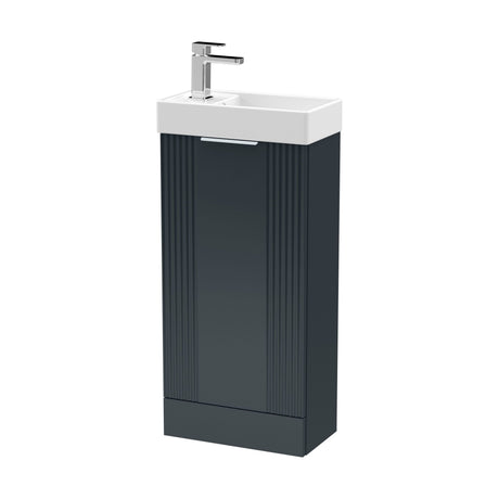 [BFDE1420] Belvide Retro Floor Standing  Bathroom Cloakroom Vanity Basin Unit - 781 x 400 x 222mm - Multiple Colours - Cutout