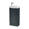 [BFDE1420] Belvide Retro Floor Standing  Bathroom Cloakroom Vanity Basin Unit - 781 x 400 x 222mm - Multiple Colours - Cutout