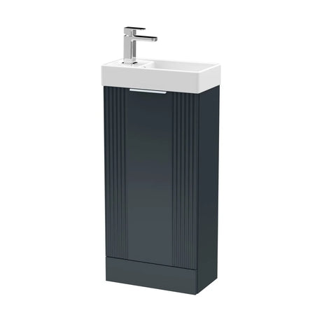 Belvide Retro Floor Standing  Bathroom Cloakroom Vanity Basin Unit - 781 x 400 x 222mm - Multiple Colours