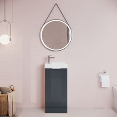 [BFDE1420] Belvide Retro Floor Standing  Bathroom Cloakroom Vanity Basin Unit - 781 x 400 x 222mm - Multiple Colours - Lifestyle 1