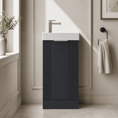 [BFDE1420] Belvide Retro Floor Standing  Bathroom Cloakroom Vanity Basin Unit - 781 x 400 x 222mm - Multiple Colours - Silo