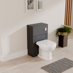 [BFDE1441] Belvide Modern Bathroom Retro Floor Standing WC Back to Wall Toilet Unit, 500mm, Choice of Colour - Lifestyle 3