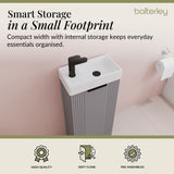 Retro Floor Standing  Bathroom Cloakroom Vanity Basin Unit - Multiple Colours