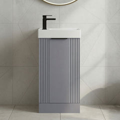 [BFDE220H224] Belvide Retro Floor Standing  Bathroom Cloakroom Vanity Basin Unit - 781 x 400 x 222mm - Multiple Colours - Silo