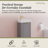 Retro Floor Standing  Bathroom Cloakroom Vanity Basin Unit - Multiple Colours