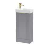 Retro Floor Standing  Bathroom Cloakroom Vanity Basin Unit - Multiple Colours