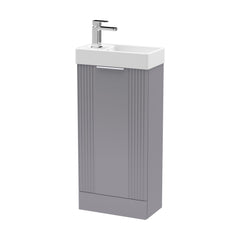[BFDE220] Belvide Retro Floor Standing  Bathroom Cloakroom Vanity Basin Unit - 781 x 400 x 222mm - Multiple Colours - Cutout