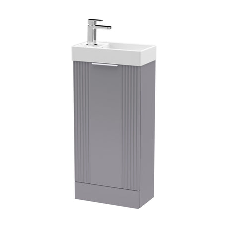 [BFDE220] Belvide Retro Floor Standing  Bathroom Cloakroom Vanity Basin Unit - 781 x 400 x 222mm - Multiple Colours - Cutout