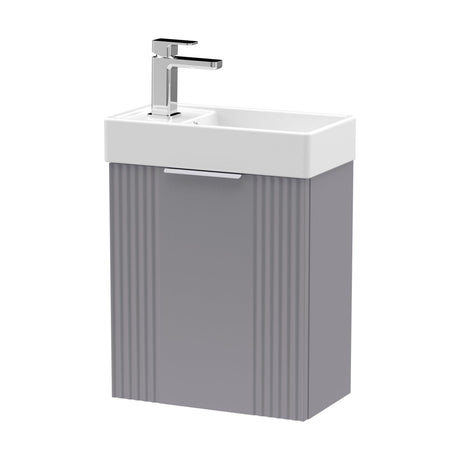 [BFDE290] Belvide Retro Wall Hung Bathroom Cloakroom Vanity Basin Unit 438 x 400 x 222mm - Multiple Colours - Cutout