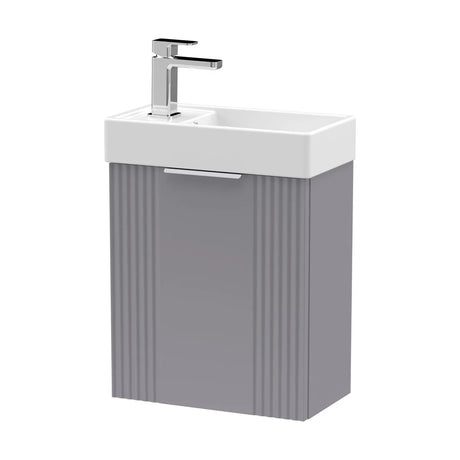 Belvide Retro Wall Hung Bathroom Cloakroom Vanity Basin Unit 438 x 400 x 222mm - Multiple Colours