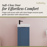 Retro Floor Standing  Bathroom Cloakroom Vanity Basin Unit - Multiple Colours