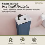 Retro Floor Standing  Bathroom Cloakroom Vanity Basin Unit - Multiple Colours