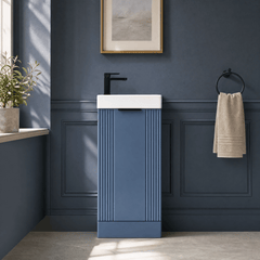 [BFDE320H224] Belvide Retro Floor Standing  Bathroom Cloakroom Vanity Basin Unit - 781 x 400 x 222mm - Multiple Colours - Silo