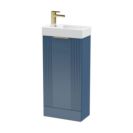 Belvide Retro Floor Standing  Bathroom Cloakroom Vanity Basin Unit - 781 x 400 x 222mm - Multiple Colours
