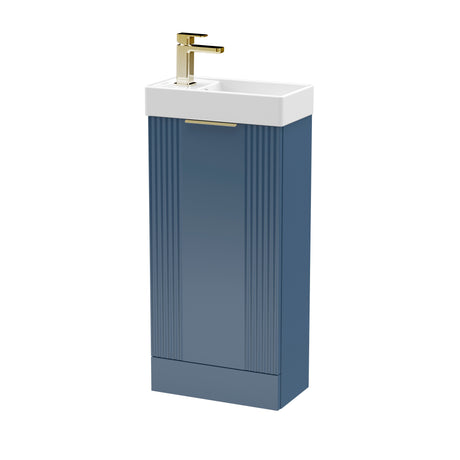Retro Floor Standing  Bathroom Cloakroom Vanity Basin Unit - Multiple Colours