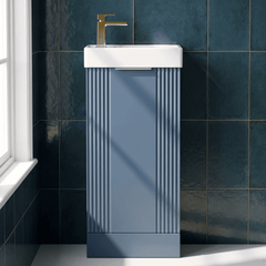 [BFDE320H324] Belvide Retro Floor Standing  Bathroom Cloakroom Vanity Basin Unit - 781 x 400 x 222mm - Multiple Colours - Silo