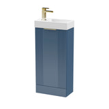 Retro Floor Standing  Bathroom Cloakroom Vanity Basin Unit - Multiple Colours