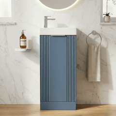 [BFDE320] Belvide Retro Floor Standing  Bathroom Cloakroom Vanity Basin Unit - 781 x 400 x 222mm - Multiple Colours - Silo