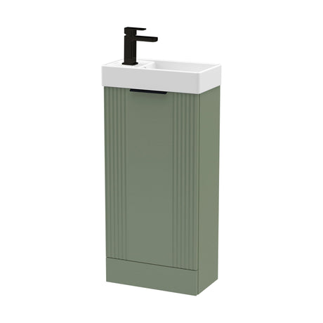 [BFDE820H224] Belvide Retro Floor Standing  Bathroom Cloakroom Vanity Basin Unit - 781 x 400 x 222mm - Multiple Colours - Cutout