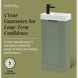 Retro Floor Standing  Bathroom Cloakroom Vanity Basin Unit - Multiple Colours