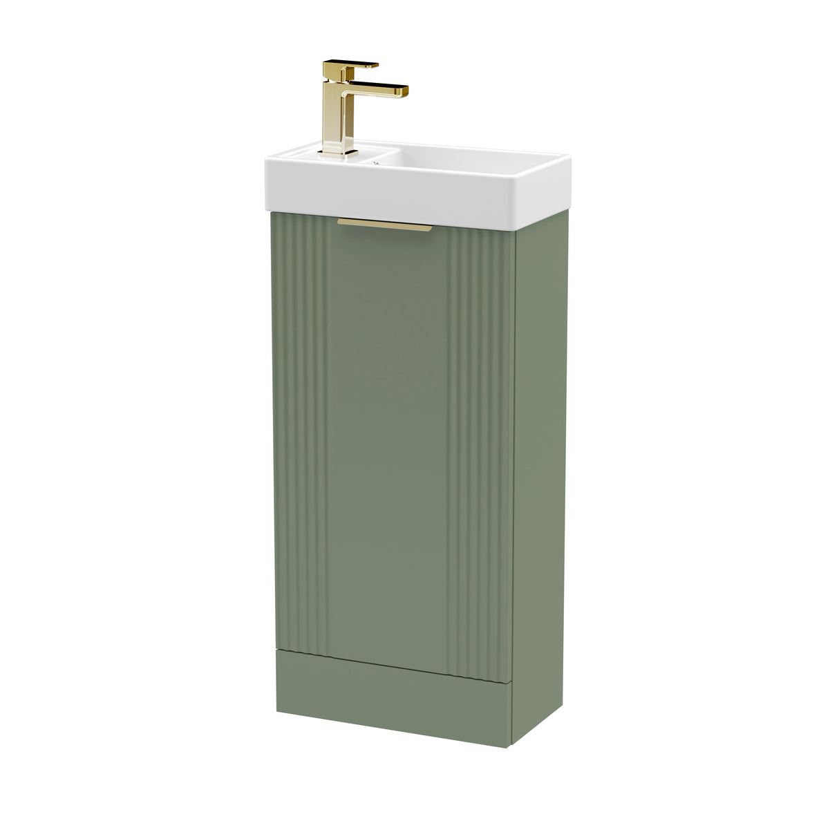 Retro Floor Standing  Bathroom Cloakroom Vanity Basin Unit - Multiple Colours