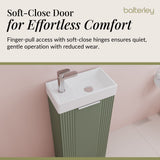 Retro Floor Standing  Bathroom Cloakroom Vanity Basin Unit - Multiple Colours