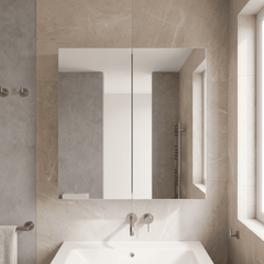 [BFDT119] Balterley 800mm 2 Door Mirror Cabinet - Choice of Colour