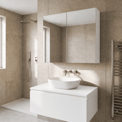 [BFDT119] Balterley 800mm 2 Door Mirror Cabinet - Choice of Colour