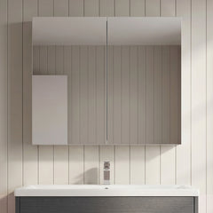 [BFDT119] Balterley 800mm 2 Door Mirror Cabinet - Choice of Colour - Silo