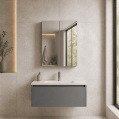 [BFDT2217] Balterley 600mm 2 Door Bathroom Mirror Cabinet - Choice of Colour