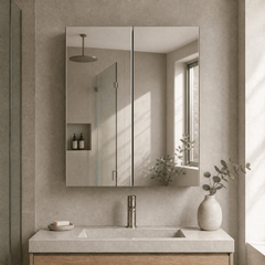 [BFDT2517] Balterley 600mm 2 Door Bathroom Mirror Cabinet - Choice of Colour