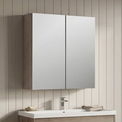 [BFDT2517] Balterley 600mm 2 Door Bathroom Mirror Cabinet - Choice of Colour - Silo