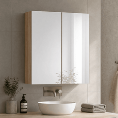 [BFDT3017] Balterley 600mm 2 Door Bathroom Mirror Cabinet - Choice of Colour