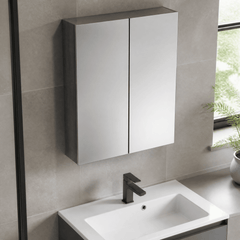 [BFDT517] Balterley 600mm 2 Door Bathroom Mirror Cabinet - Choice of Colour