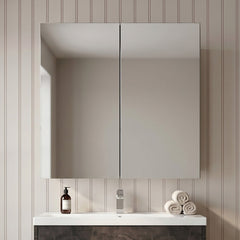 [BFDT517] Balterley 600mm 2 Door Bathroom Mirror Cabinet - Choice of Colour - Silo