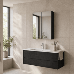 [BFDT617] Balterley 600mm 2 Door Bathroom Mirror Cabinet - Choice of Colour