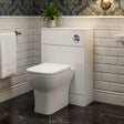 [BFDY104A] Alrewas Contemporary Floor Standing WC Unit with Coordinating Worktop, 500mm, Choice of Colour - Silo