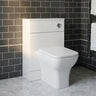 [BFDY105A] Alrewas Contemporary Floor Standing WC Unit with Coordinating Worktop, 500mm, Choice of Colour - Silo